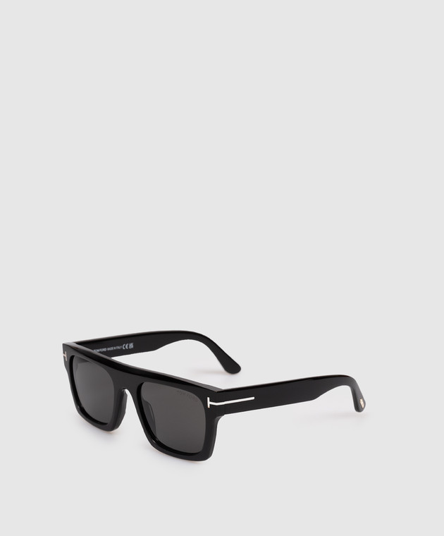 Tom Ford Черные очки Cyrus с логотипом FT1337 изображение 3