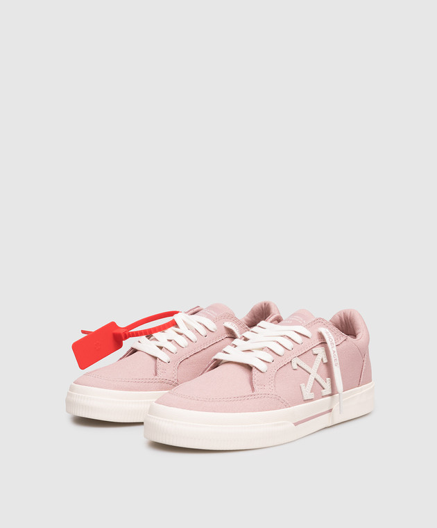Off-White Розовые кроссовки Vulcanized OWIA288S26FAB001 изображение 2