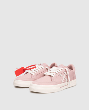 Off-White Розовые кроссовки Vulcanized OWIA288S26FAB001