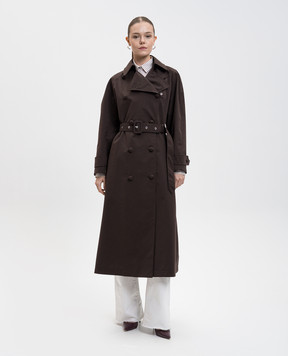 Dolce&Gabbana Коричневий тренч F0W7MTFUS4B