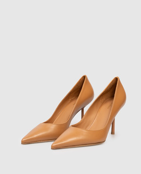 Le Silla Коричневі шкіряні туфлі BELLA 4215C080BMPPNEM