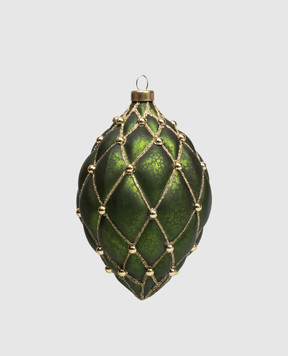 EDG Зелена ялинкова іграшка Quilting spindle 6500641A700