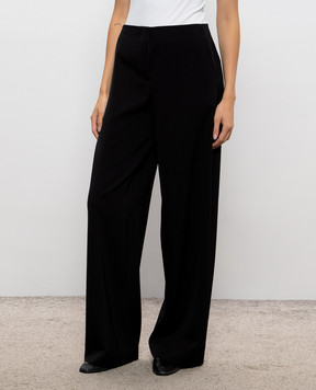 The Row Черные брюки Farah из шерсти и кашемира R000595W4675
