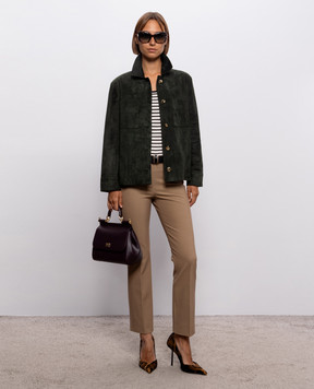 Max Mara Weekend Майка MULTIK цвета айвори в рубчик WKDMULTIK