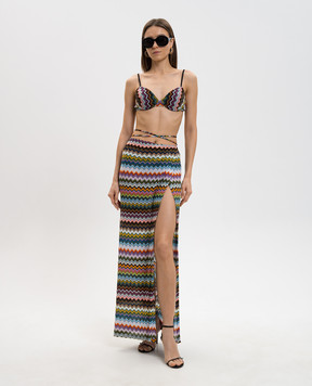 Missoni Пляжная юбка макси в узор MC26SH02BR014F