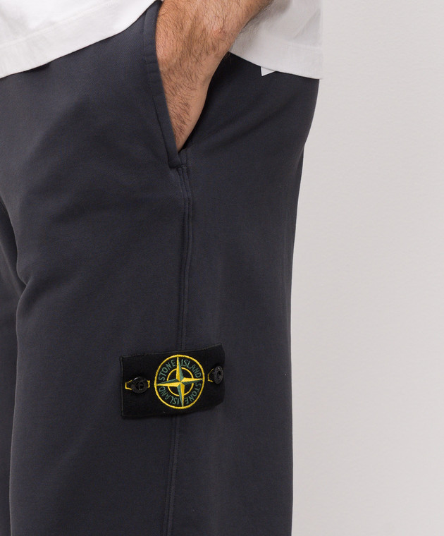 Stone Island Синие джоггеры с логотип патч L2S156200002S0051 изображение 5