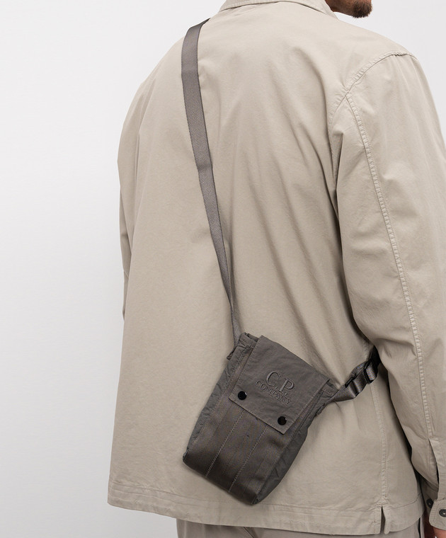 C.P. Company Сіра сумка для телефона Plain Paper Touch MAC157A110188M зображення 2