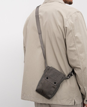 C.P. Company Сіра сумка для телефона Plain Paper Touch MAC157A110188M