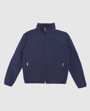 Brunello Cucinelli Дитяча синя куртка BM479O969C