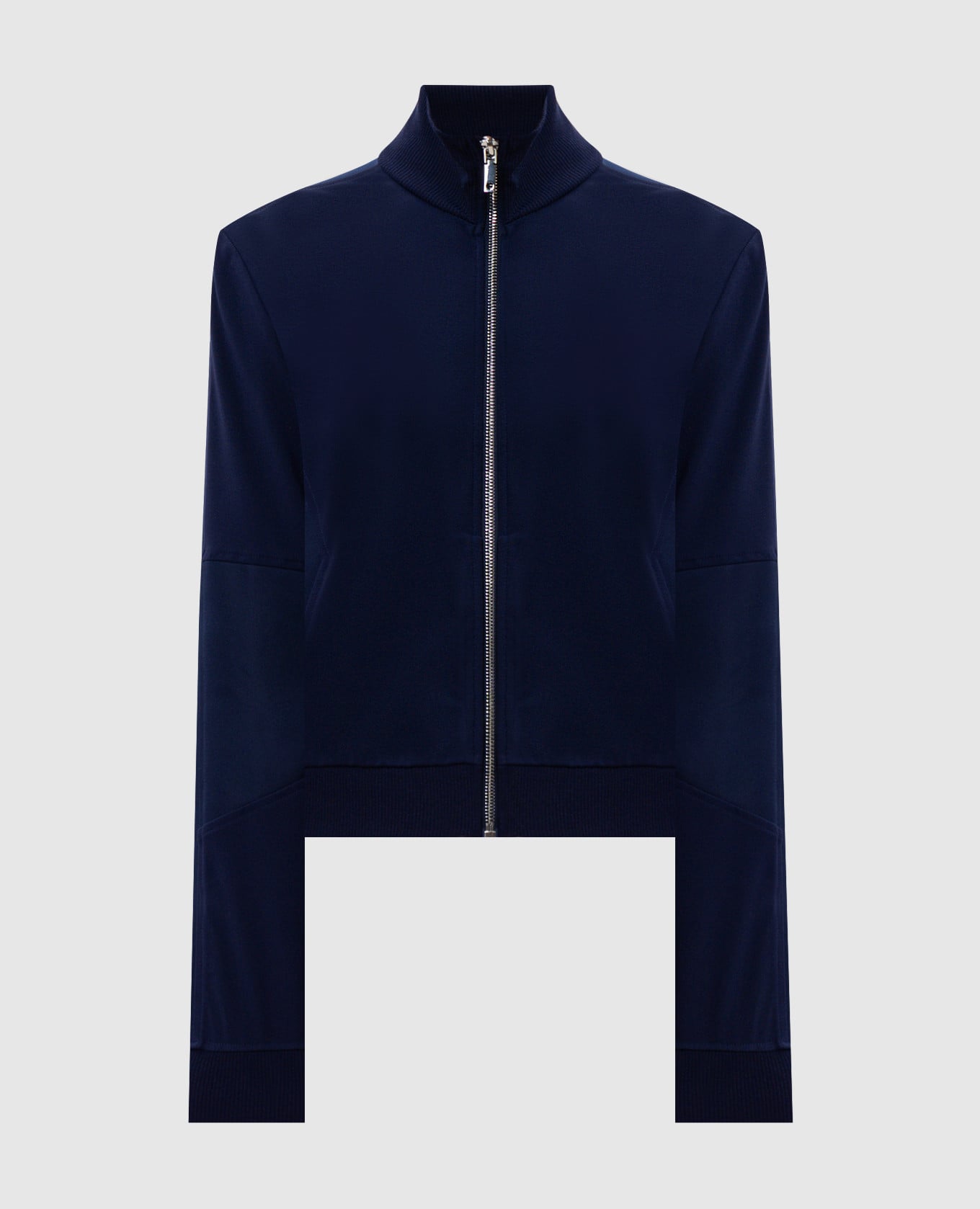 Синяя спортивная куртка с логотипом