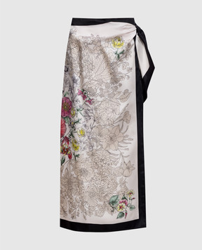 MANTERO 1902 Парео Dorothy кольору айворі із шовку 1049F2811T0883D