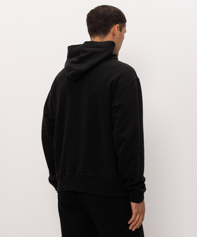 Stone Island Черные худи с патчем логотипа L2S156100023S0A20 изображение 4