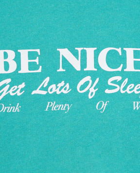 Sporty & Rich Дитячий зелений утеплений світшот Be Nice WS076712003GR02