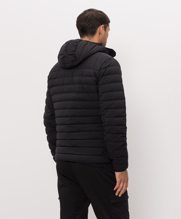 Stone Island Чорна пухова куртка з капюшоном L2S154100107S0183 зображення 4