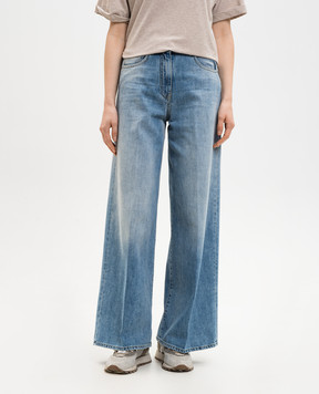 Peserico Блакитні джинси з ефектом потертості A04114L89Q04946