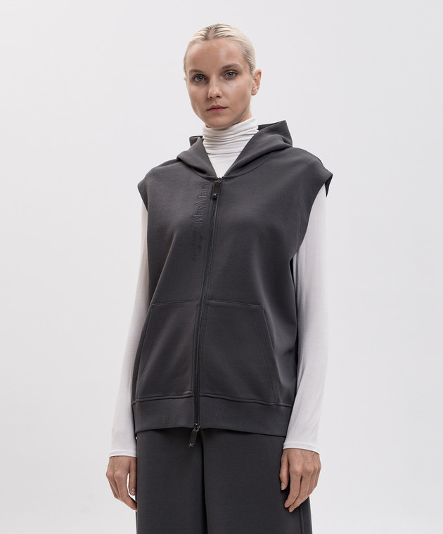 Max Mara Серый жилет BALLO SMMBALLO изображение 3