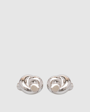 Missoma Серебристые серьги Lucy Williams Vuzle родиевым покрытием LW25SE8NS