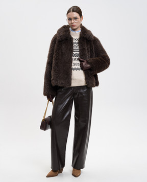 Max Mara Weekend Коричневая куртка BRENTA BRENTA1234
