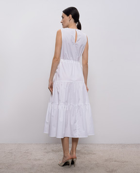 Peserico Белое платье миди A0272001979