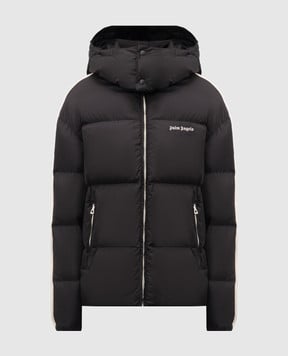 Palm Angels s Черный пуховик с логотипом PMED028C99FAB001