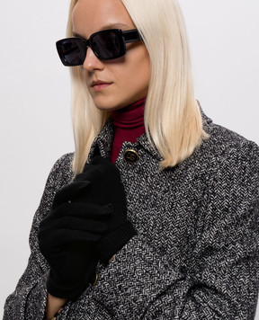 Dolce&Gabbana Черные перчатки из кашемира FX11KZJBW2E
