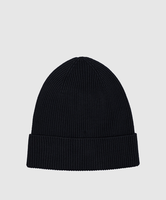 Moncler Синяя шапка из шерсти L20913B70500A9342 изображение 3