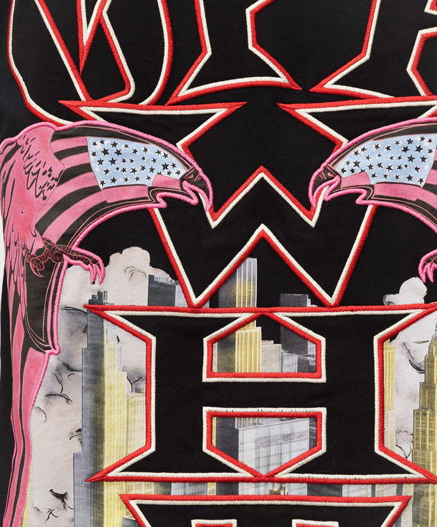 Off-White Чорна футболка Starcity 44MAA027Z26J006 зображення 5