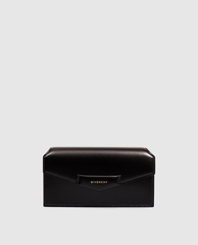 Givenchy Черный кожаный клатч Antigona BB60RTB13A