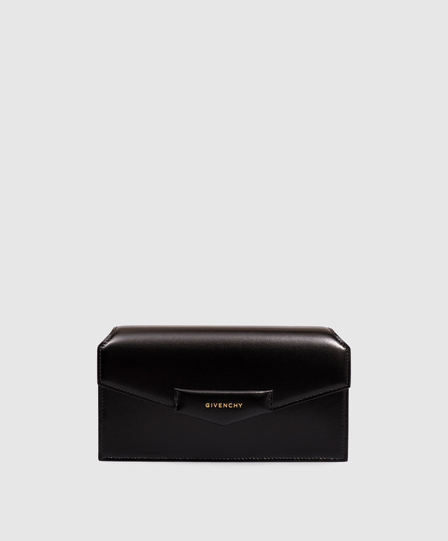Givenchy Чорний шкіряний клатч Antigona BB60RTB13A