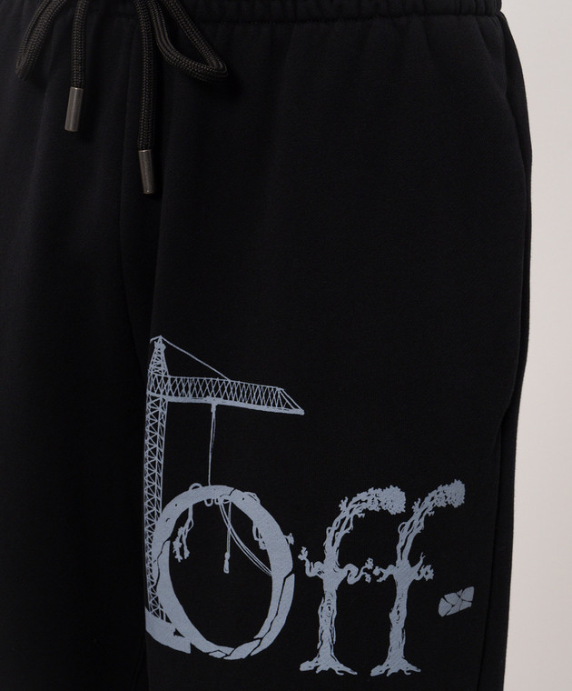 Off-White Чорні спортивні штани City Nature 44MCH05AF26F007 зображення 5