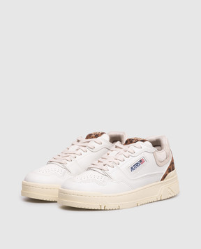 AUTRY Білі шкіряні кросівки CLC A1UNROLWUV01