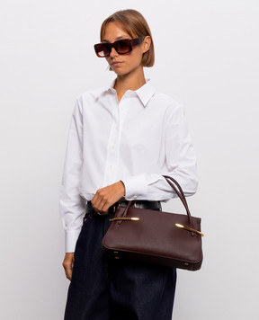Givenchy Коричнева шкіряна сумка Pinch BB5158B2DG