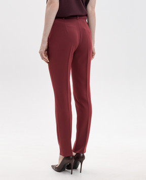 Max Mara Бордові штани JERTA JERTA