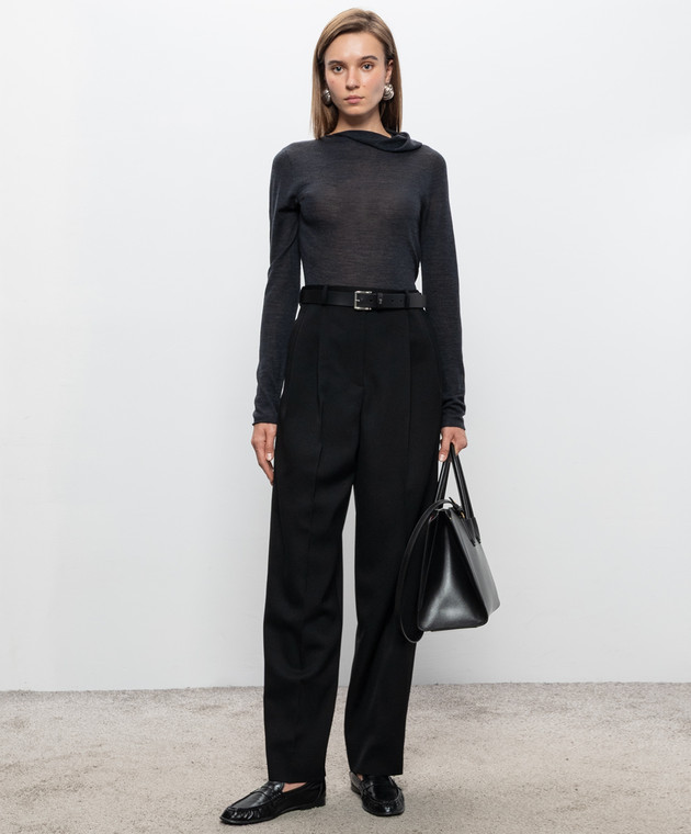 Givenchy Черные брюки из шерсти BW51AH167D изображение 2