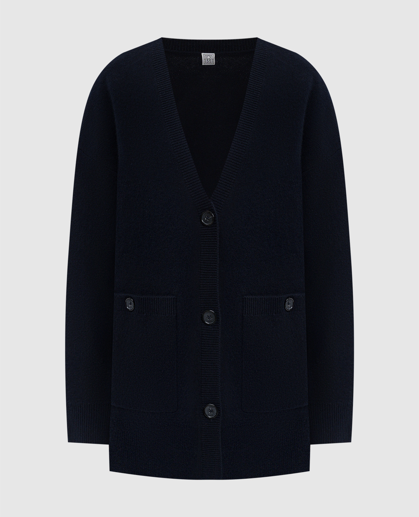 

Синий кардиган из шерсти и кашемира, Кардиганы