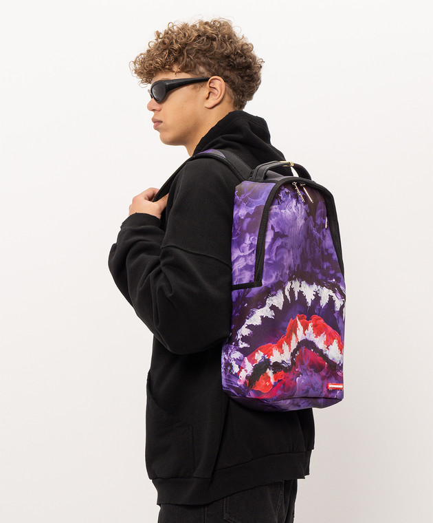 Sprayground Детский фиолетовый рюкзак Shadow Fade 910B8750NSZ изображение 2