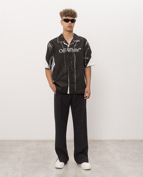 Off-White Рубашка с короткими рукавами Negative 44MGG01QF26F002