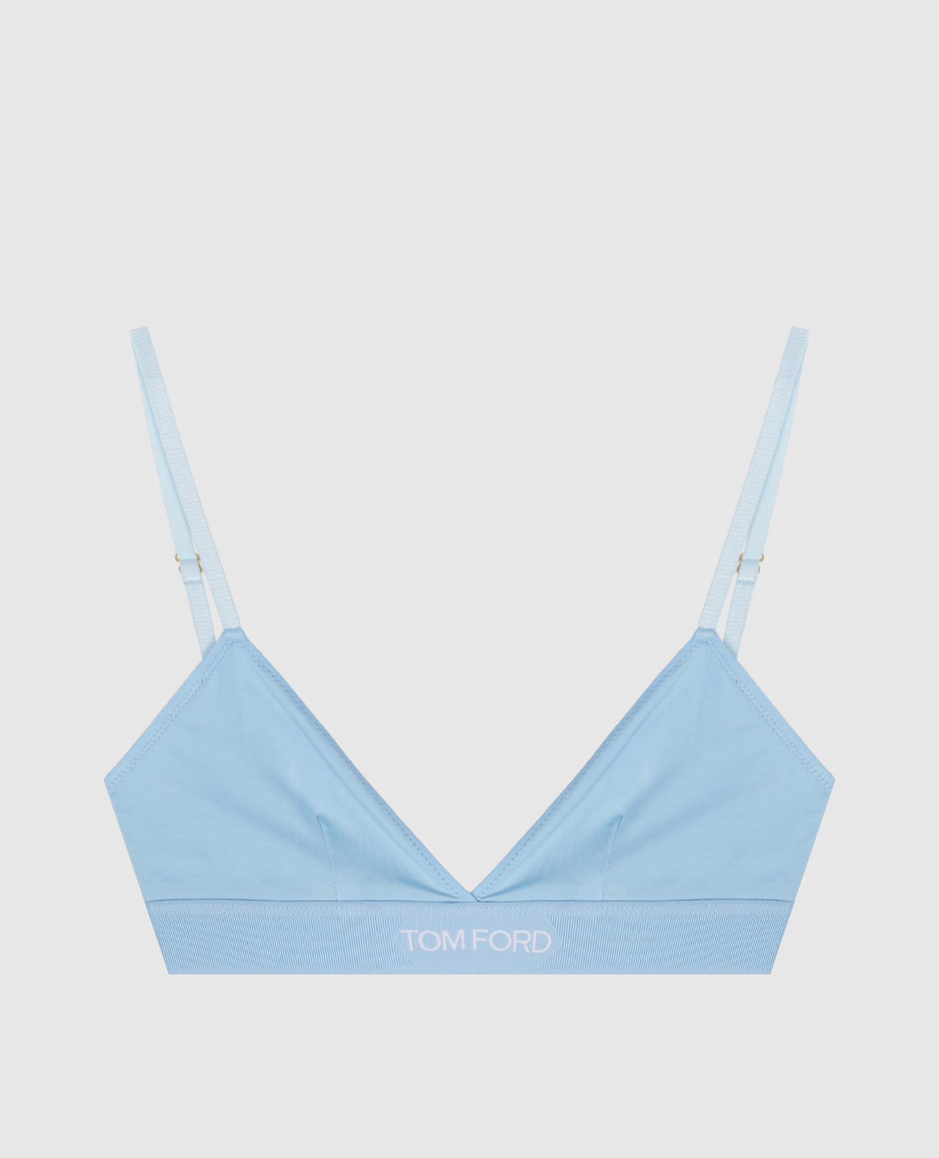 Голубой браслет с узором логотипа