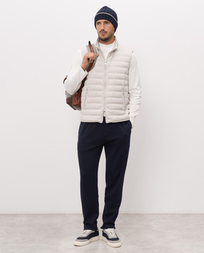 Brunello Cucinelli Спортивні штани темно-синього кольору MM8313243G