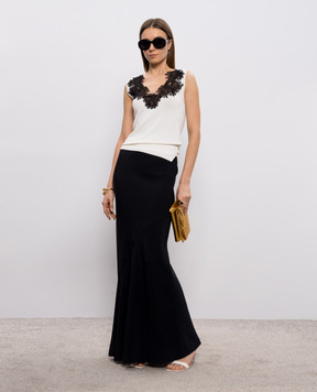 Ermanno Scervino Чорна спідниця максі D482O354HKI