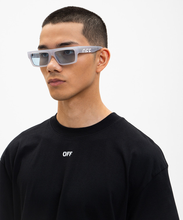 Off-White Серые очки Montgomery OW1035094056 изображение 2