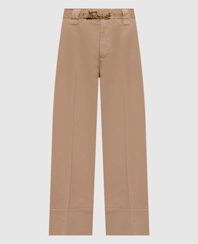 Twinset Бежеві штани з поясом 261TP2150