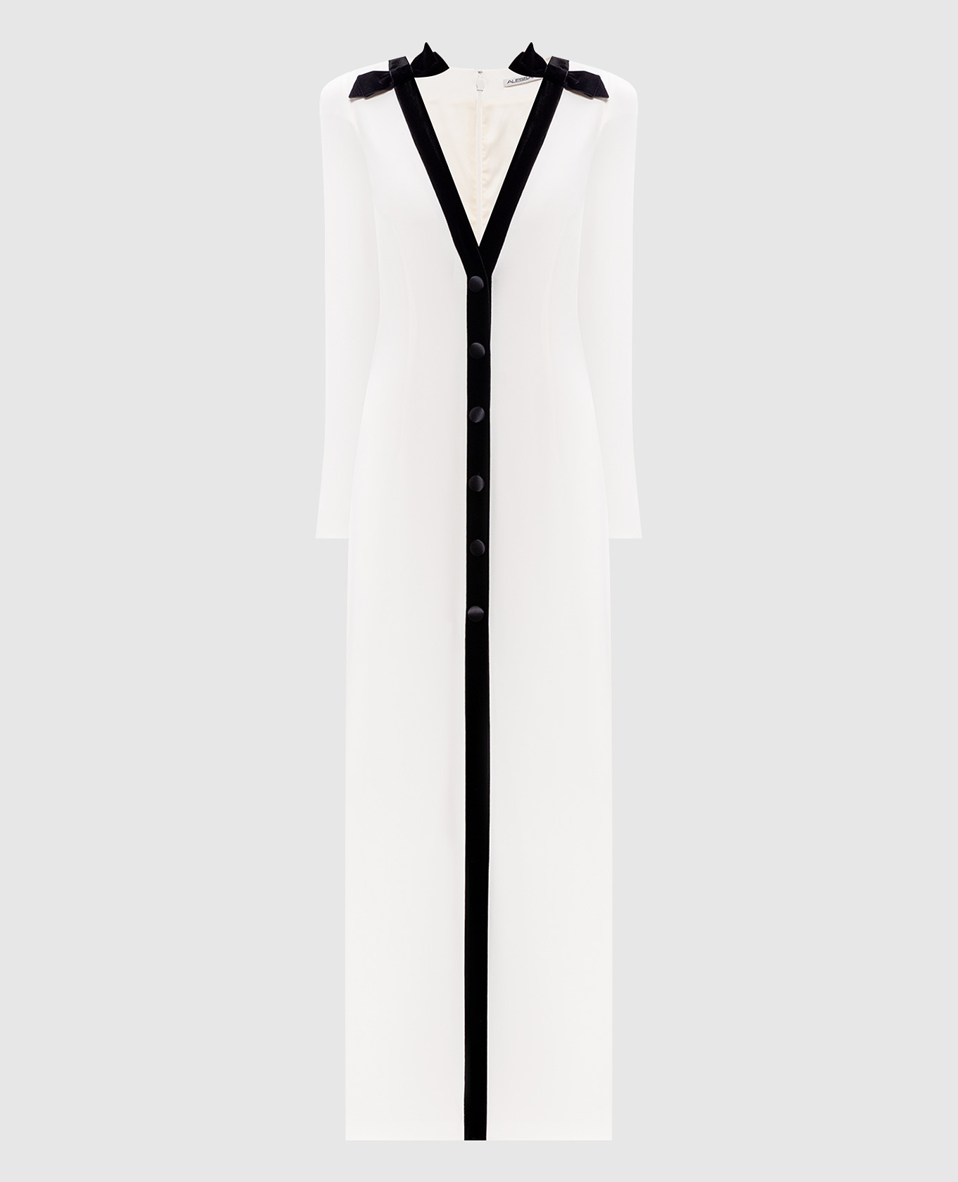 

Белое платье Cady с контрастным окантованием, Белый, Вечерние платья