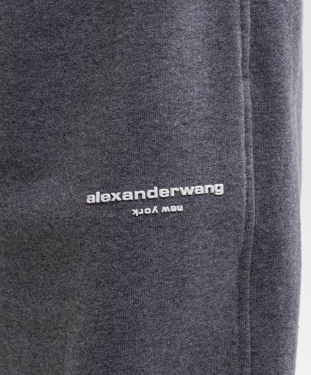 Alexander Wang Сірі утеплені спортивні штани 1CC4264065 зображення 5