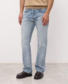 Tom Ford Блакитні джинси з патчем логотипа DPH003DMC099