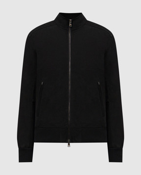 Cashmere&Whiskey Чорна замшева куртка DF272NAPPA