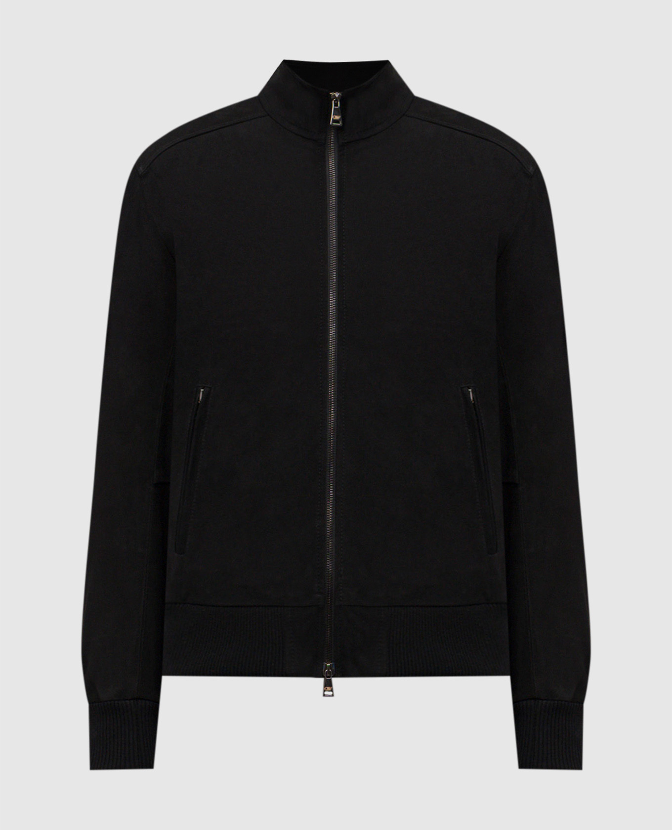 Черная замшевая куртка