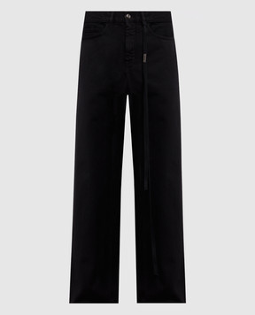 Ann Demeulemeester Чорні джинси-кльош Genoveva B0013624FA038