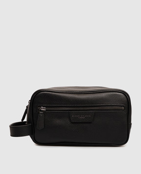 Gianni Chiarini Черный кожаный несесер Florence BCUB20286GRNCRV