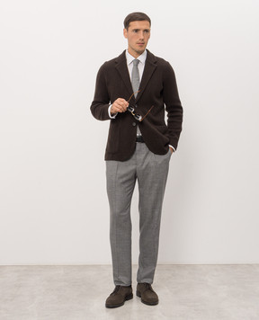 Cashmere&Whiskey Чорний блейзер з кашеміру MU9471312341R